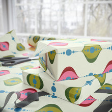 Load image into Gallery viewer, Colorful Holiday Wrapping Papers, Festive Gift Wrap, Christmas Packaging, Birthday Wrap, Eco-Friendly Wrapping Paper