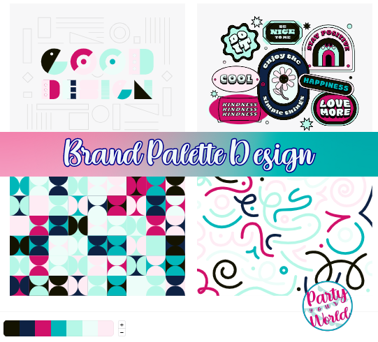 RESERVED for Jessica T., Maple Oranges - Brand Palette Design