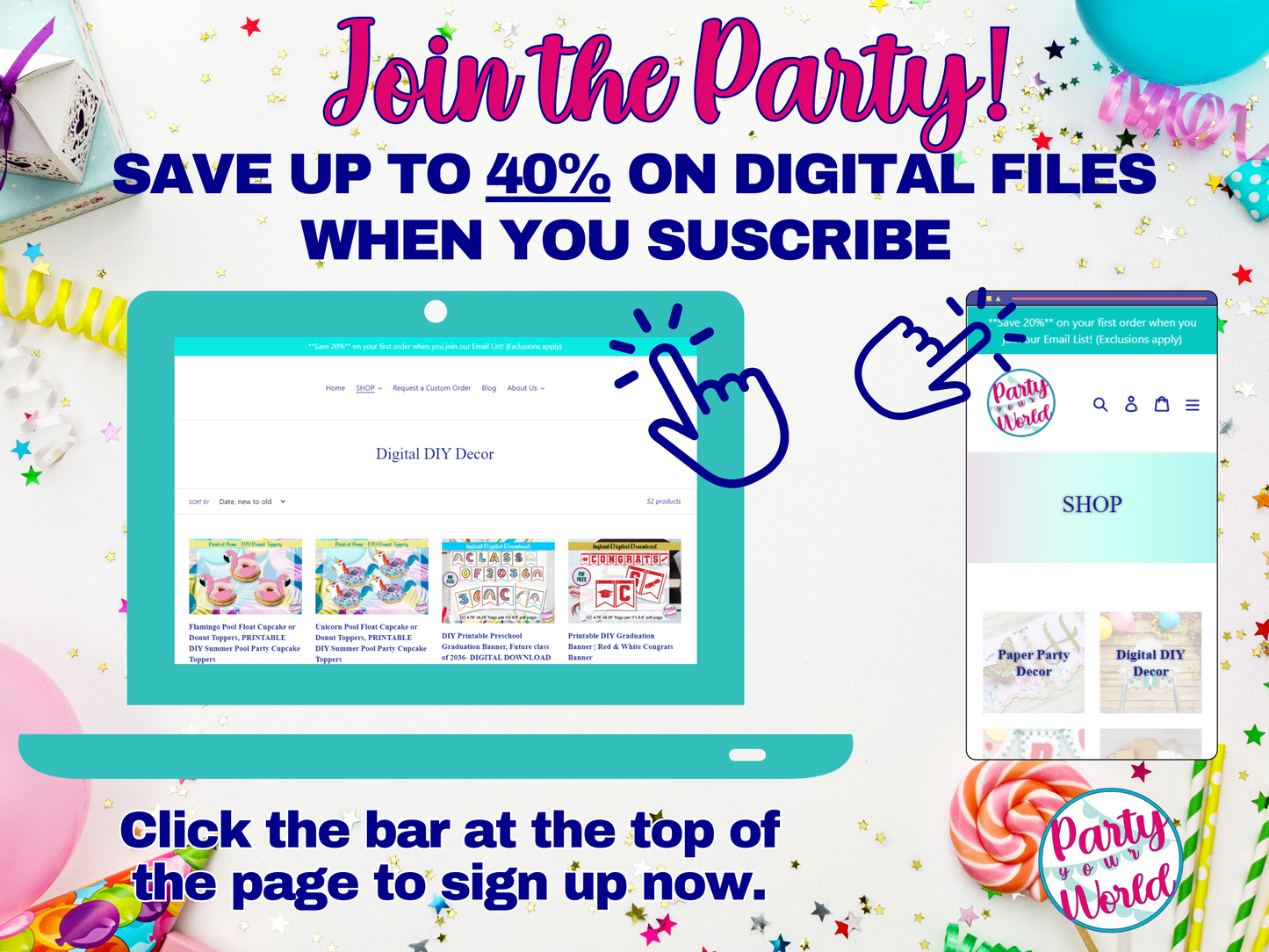 Swan Pool Float Cupcake or Donut Toppers, PRINTABLE DIY Summer Pool Party Cupcake Toppers