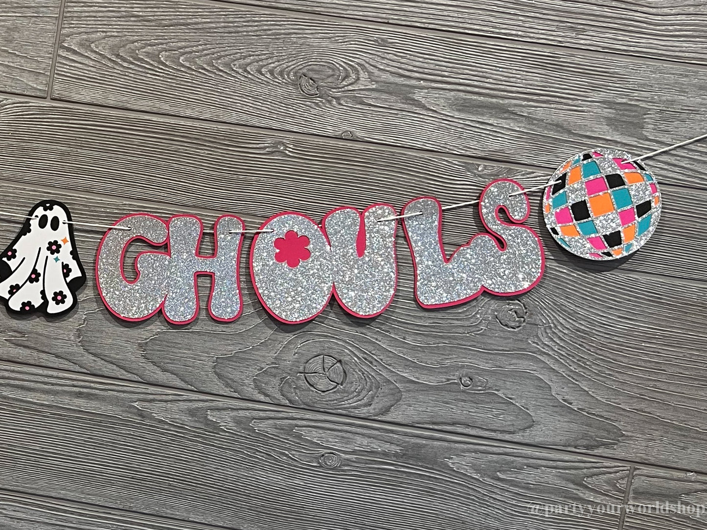 Let's Go Ghouls - Disco Ghost Banner 2024