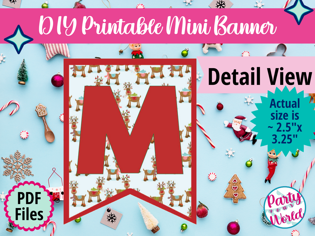 Mini Christmas Digital Alphabet Banner , Printable Instant Download Ch – Party Your World mini-christmas-digital-alphabet-banner-printable-instant-download-ch-party-your-world