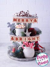 Load image into Gallery viewer, Mini Christmas Digital Alphabet Banner , Printable Instant Download Christmas Decorations