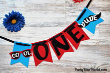 Load image into Gallery viewer, One Cool Dude High Chair Banner