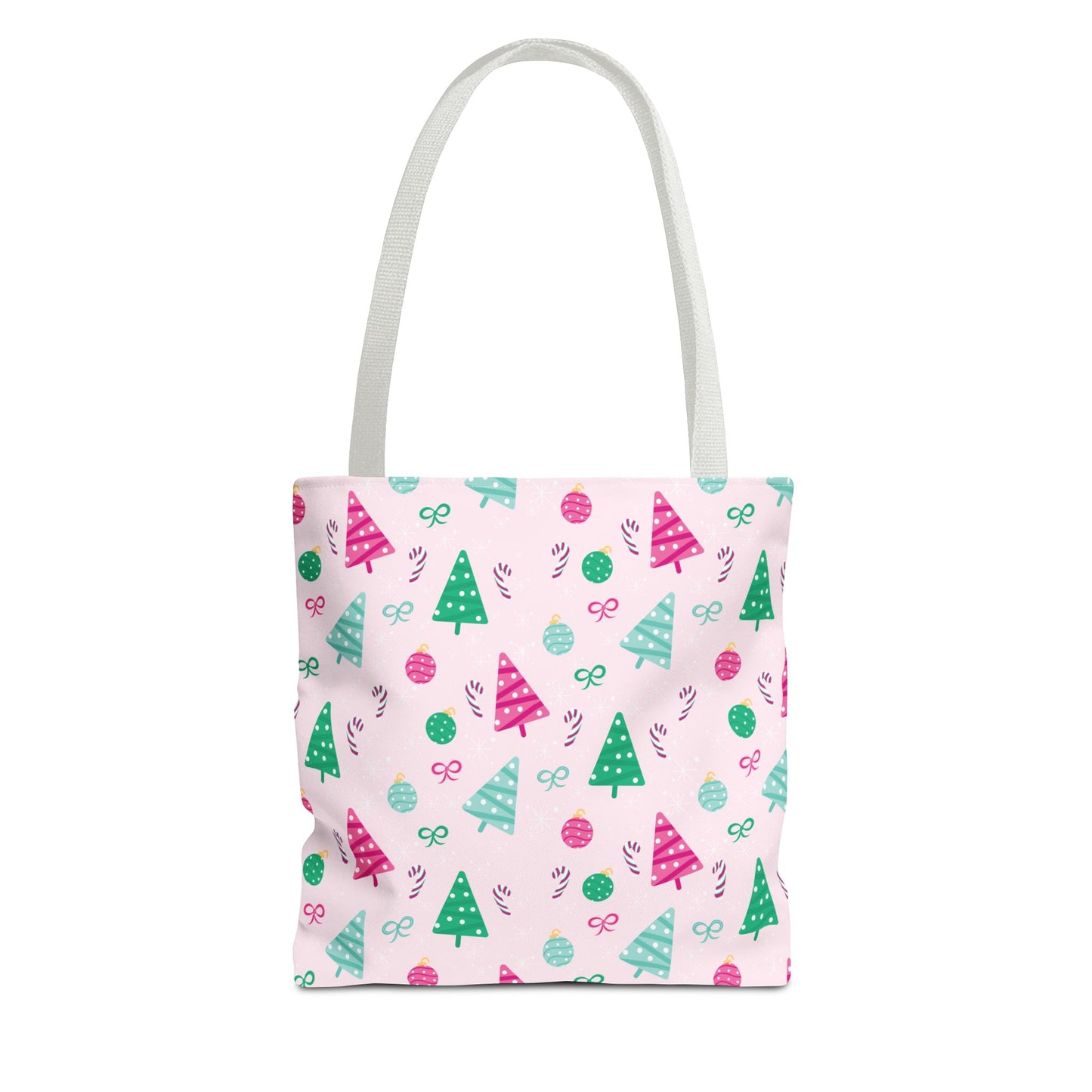 Festive Holiday Tote Bag, Christmas Shopping Bag, Eco-Friendly Gift Bag, Cute Christmas Tree Design, Winter Accessory