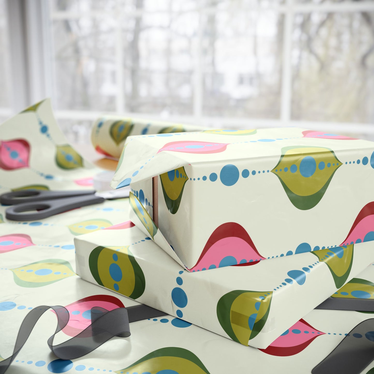 Colorful Holiday Wrapping Papers, Festive Gift Wrap, Christmas Packaging, Birthday Wrap, Eco-Friendly Wrapping Paper