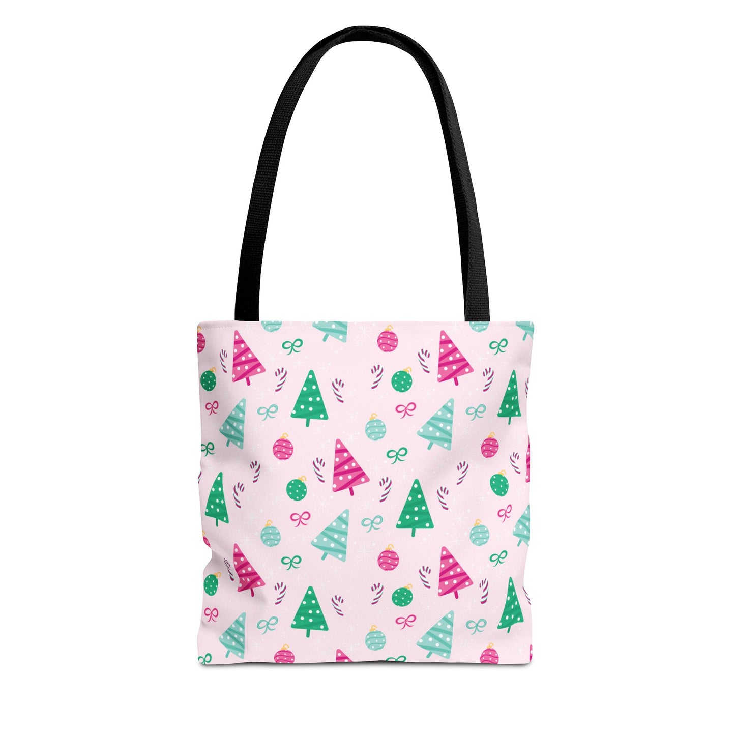 Festive Holiday Tote Bag, Christmas Shopping Bag, Eco-Friendly Gift Bag, Cute Christmas Tree Design, Winter Accessory