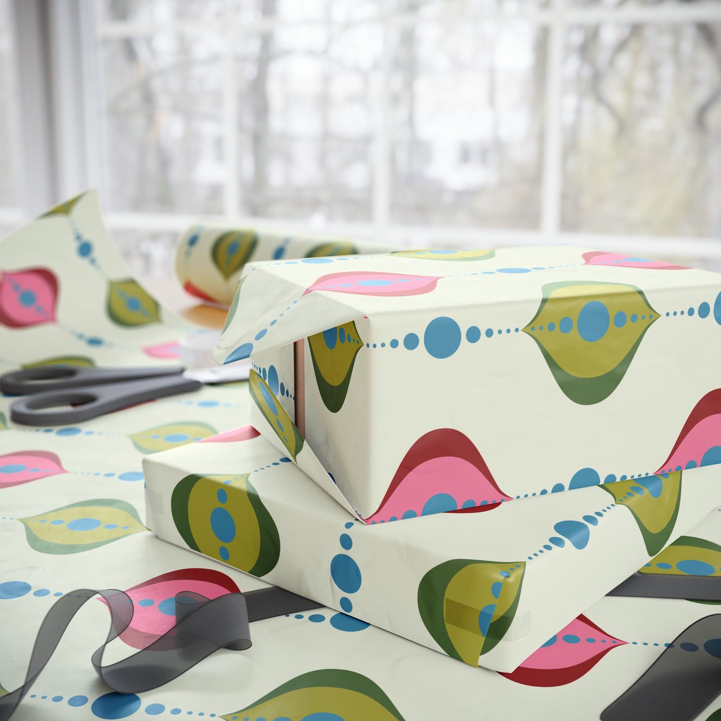 Colorful Holiday Wrapping Papers, Festive Gift Wrap, Christmas Packaging, Birthday Wrap, Eco-Friendly Wrapping Paper