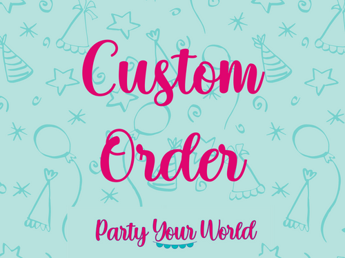 Custom 50th Wedding Anniversary Party Decor