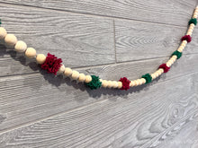 Load image into Gallery viewer, Bead and Pom-pom Christmas Garlands
