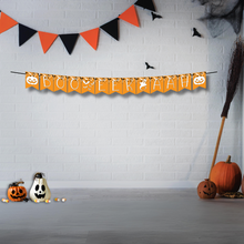 Load image into Gallery viewer, Boo Eek Aah Printable Banner, Halloween Confetti DIY Digital Download Banner - HC24E