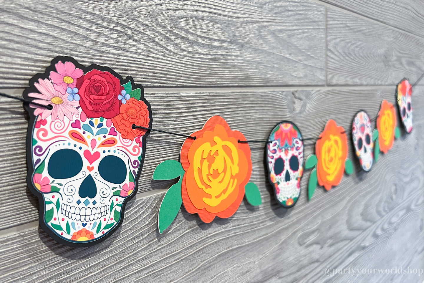 Day of the Dead - Halloween Garland