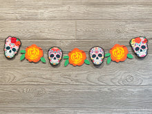 Load image into Gallery viewer, Day of the Dead - Halloween Garland