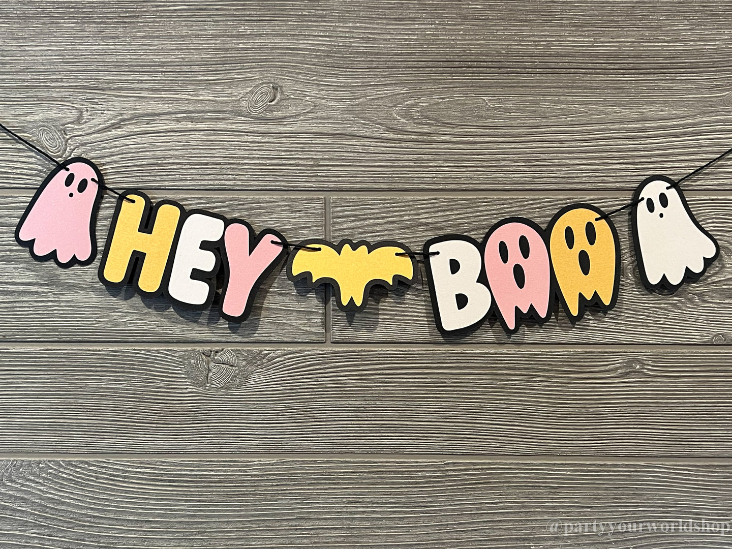 Hey Boo - Mini Halloween Banner