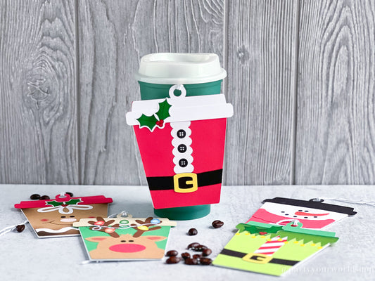 Holiday Latte Gift Card Holders