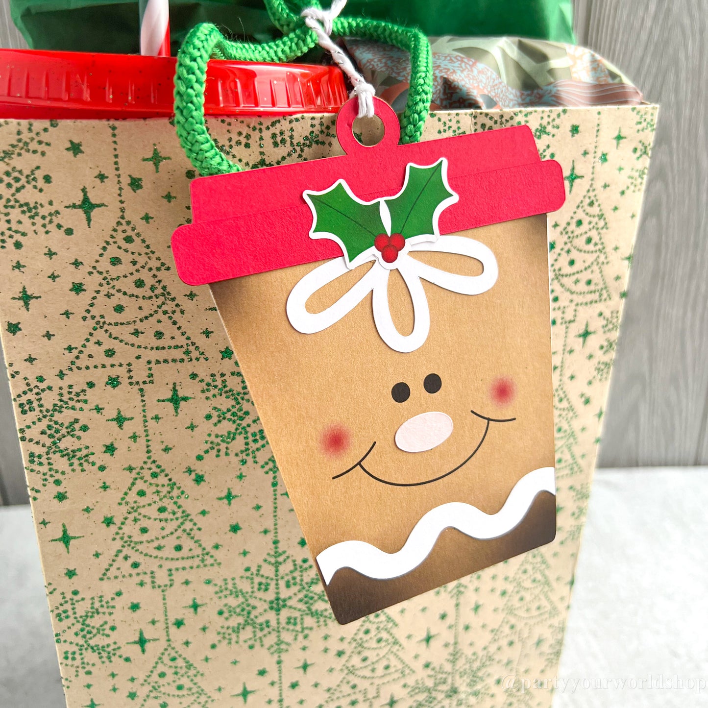 Holiday Latte Gift Card Holders