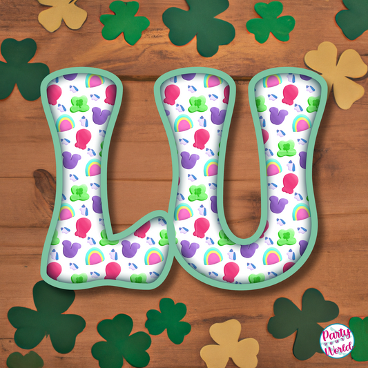 St. Patrick's Day "LUCKY" Banner - Printable Digital Download (PDF) SPLC25