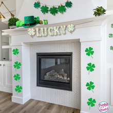 Load image into Gallery viewer, St. Patrick&#39;s Day &quot;LUCKY&quot; Banner - Printable Digital Download (PDF)