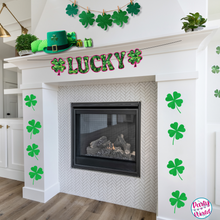Load image into Gallery viewer, St. Patrick&#39;s Day &quot;LUCKY&quot; Banner-Printable Digital Download (PNGs)