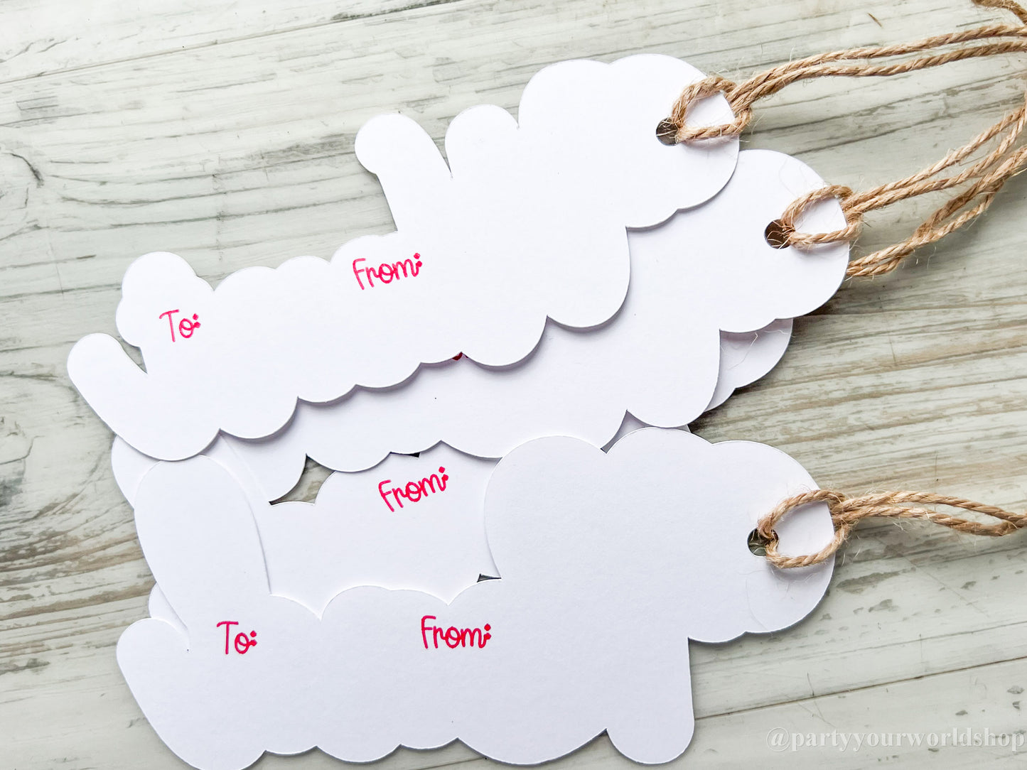 Need, Read, Want, Wear Gift Tags