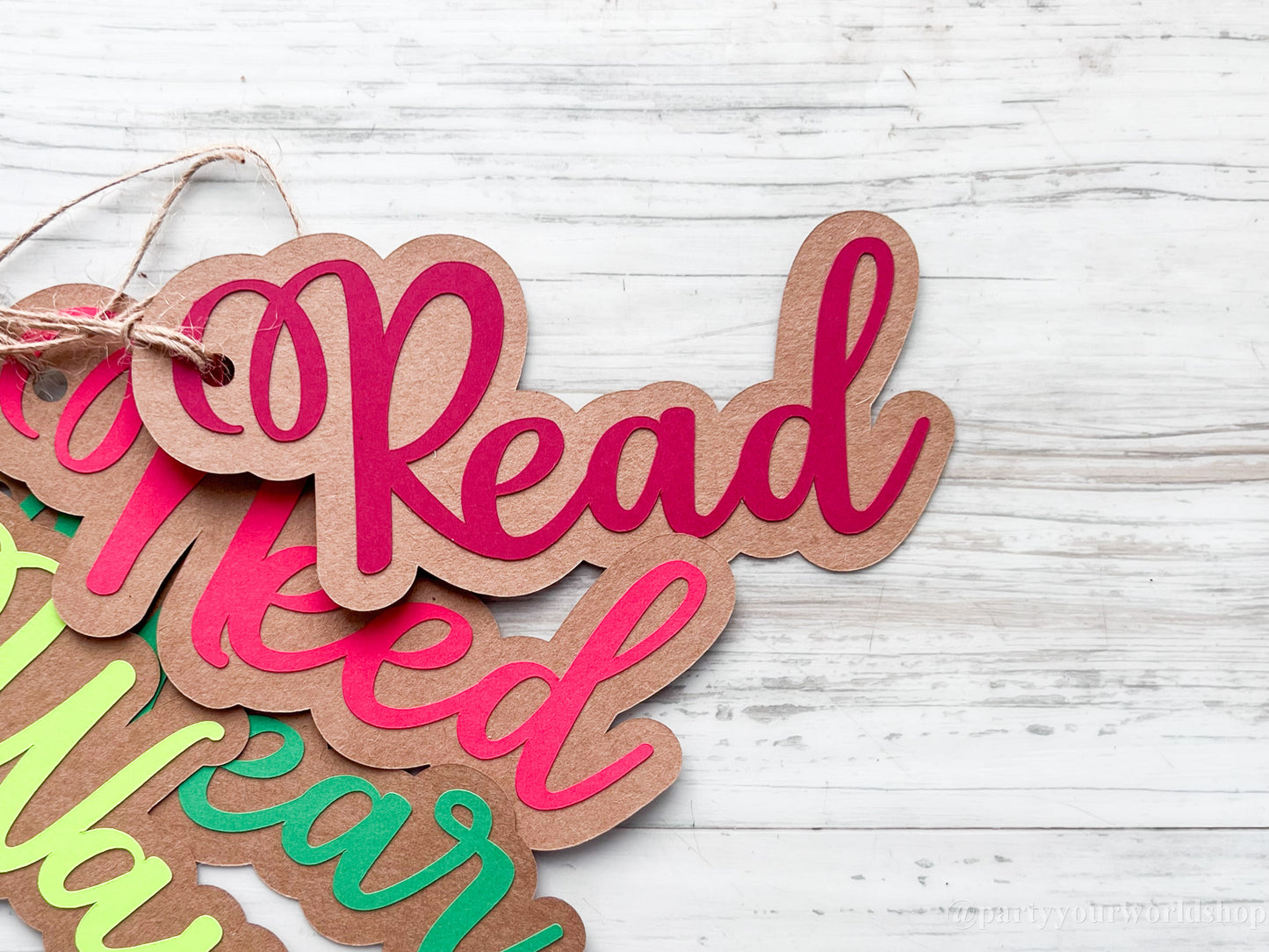 Need, Read, Want, Wear Gift Tags