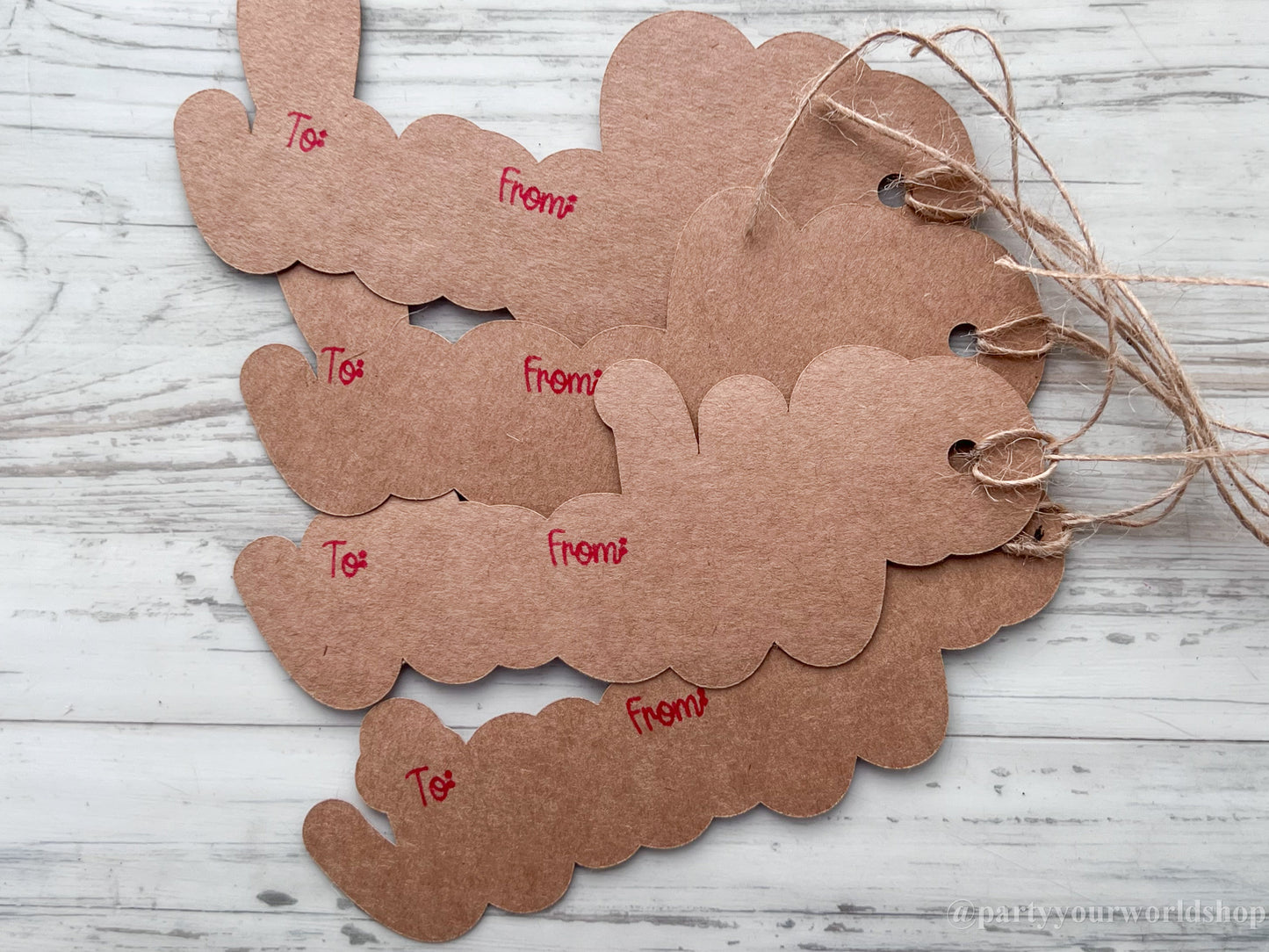 Need, Read, Want, Wear Gift Tags