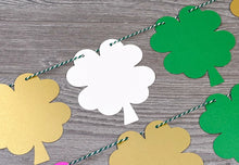 Load image into Gallery viewer, St. Patrick&#39;s Day  Shamrock Garland