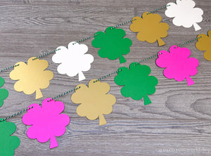 St. Patrick's Day  Shamrock Garland