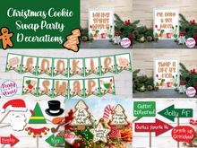 Load image into Gallery viewer, Digital Christmas Cookie Swap Decor Package