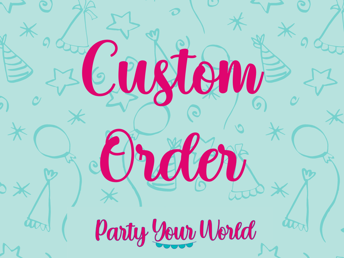 Custom Cake Smash Banner - Thomas Train "TWO"