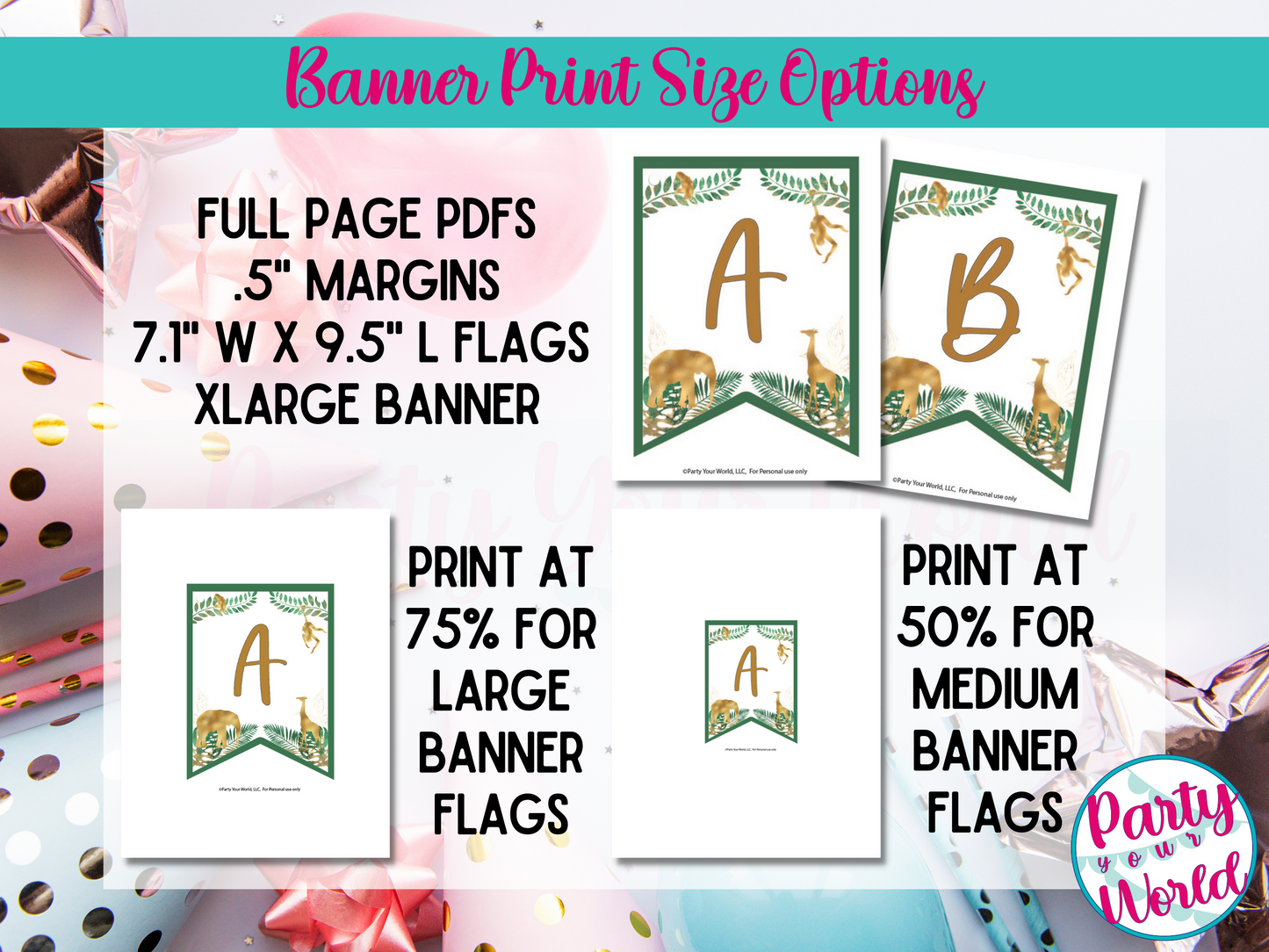 DIY Printable Kindergarten Color in Graduation Banner, Future class of 2035- DIGITAL DOWNLOAD