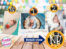Load image into Gallery viewer, Spooky One First Year Monthly Picture Banner, Printable Instant Download First Birthday Decor
