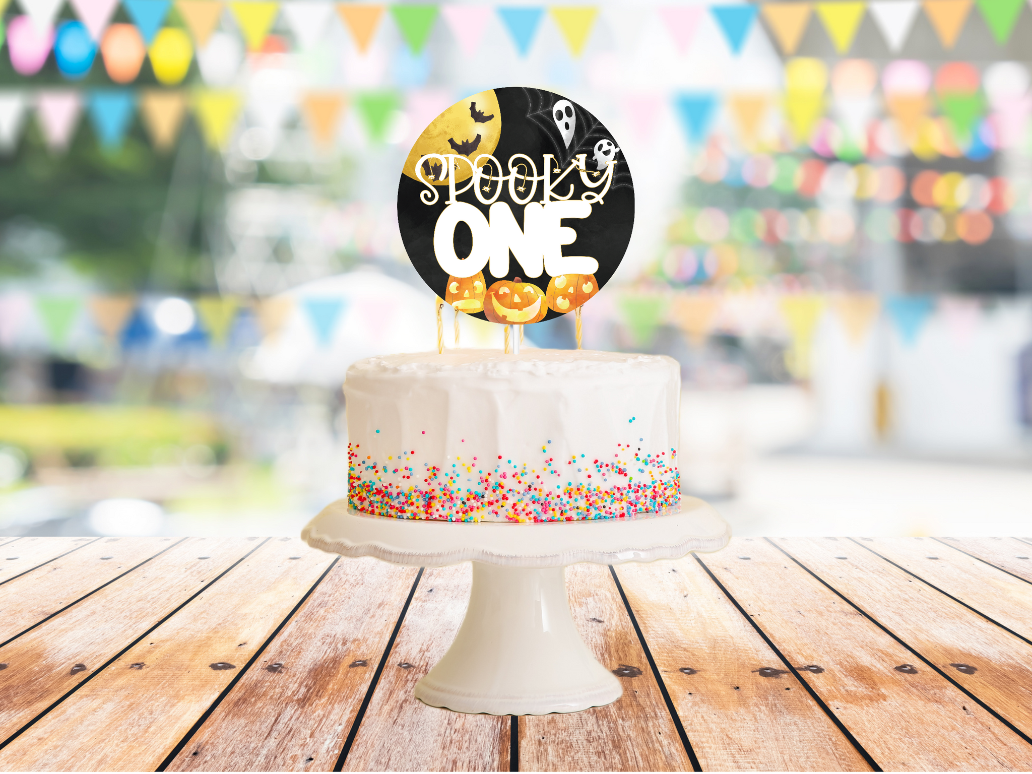 One Donut Cake Topper First Birthday Sweetheart Creative