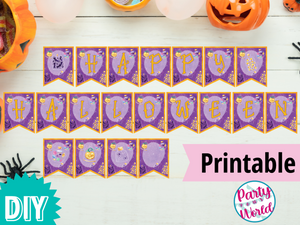 Halloween Kids' Potions Large Banner, Printable Instant Download Halloween Decorations