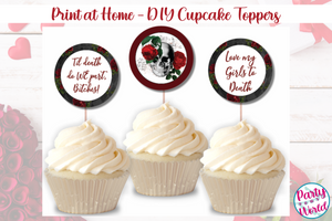 Galentine's Day Printable Party Decoration Bundle, DIY Banner, Picture Props, Signs, Cupcake Toppers Instant Digital Download - GD23