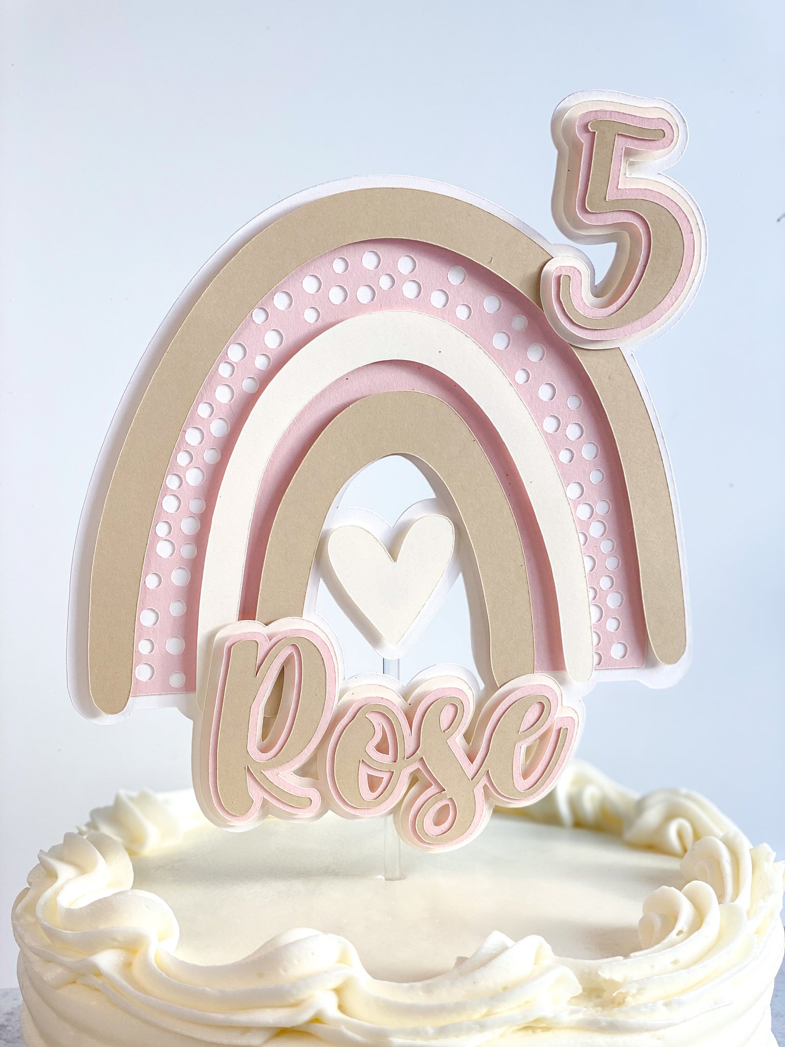 1pc Number 5 Shaped Cake Topper | SHEIN