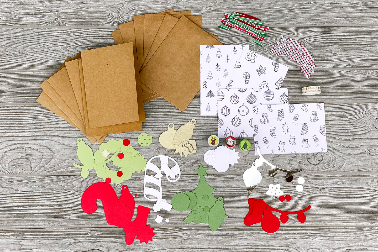 Christmas Craft Kit for Kids, DIY Christmas Cards, Arts and Crafts