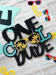 One Cool Dude Cake Topper