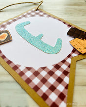 Load image into Gallery viewer, S&#39;mores ONE Banner, Kawaii S&quot;mores High Chair Banner, S&#39;mores/Campfire 1st Birthday Party Decor