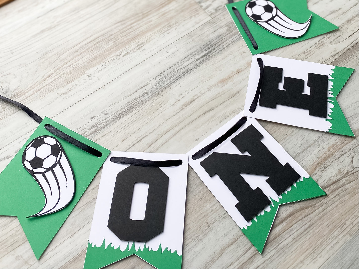 Soccer High Chair Banner, Soccer ONE Banner, Soccer Half Birthday Banner, Soccer First Birthday Decor