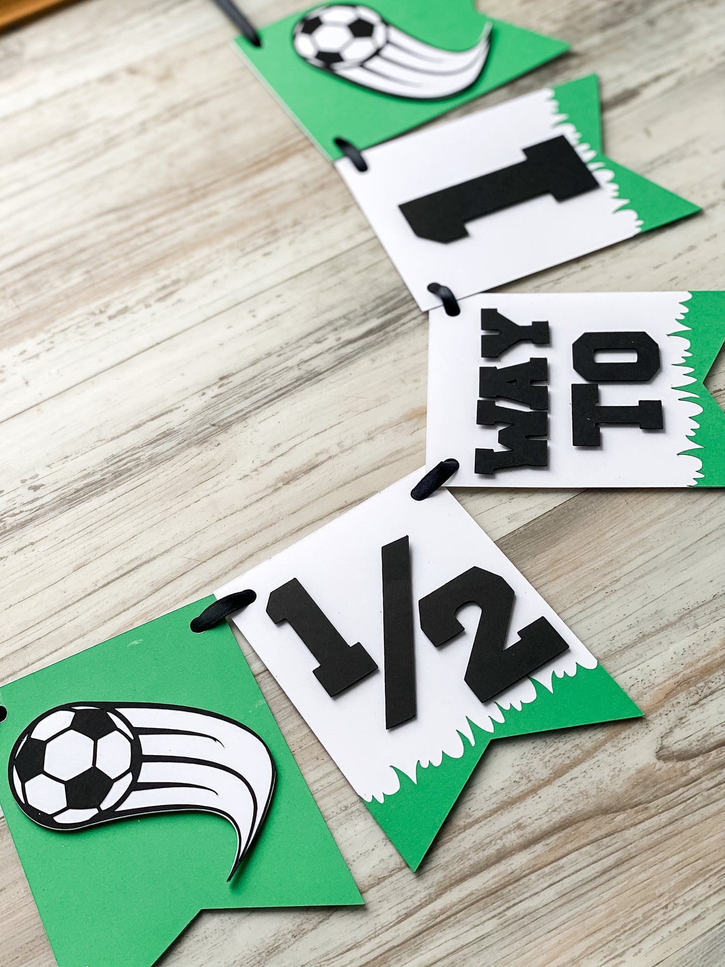 Soccer High Chair Banner, Soccer ONE Banner, Soccer Half Birthday Banner, Soccer First Birthday Decor