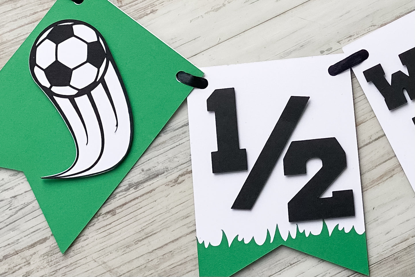 Soccer High Chair Banner, Soccer ONE Banner, Soccer Half Birthday Banner, Soccer First Birthday Decor