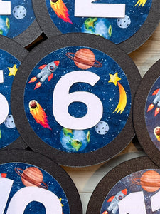 First Trip Around the Sun Birthday Decor Bundle, Space Theme Party Pack